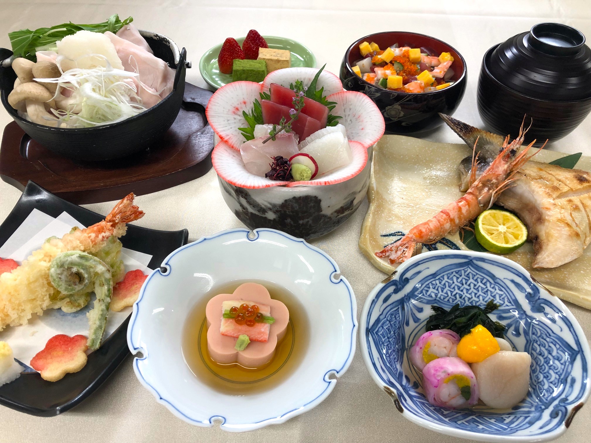 季節の会席コース 「小春～Koharu～」6,600円（税金サービス料込）